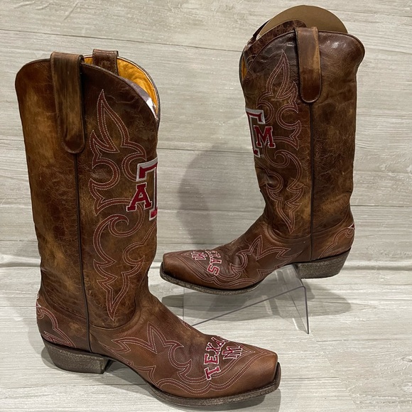 Texas A & M Aggies Cowboy Boots Gameday Boots - Picture 1 of 14